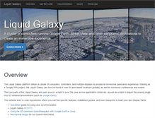 Tablet Screenshot of liquidgalaxy.org
